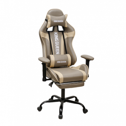 Кресло 896 КИНГКУЕЕН, цвет светло-серый/бежевый 896-лграй-беиге / KINGQUEEN, 896-lgray-beige_0