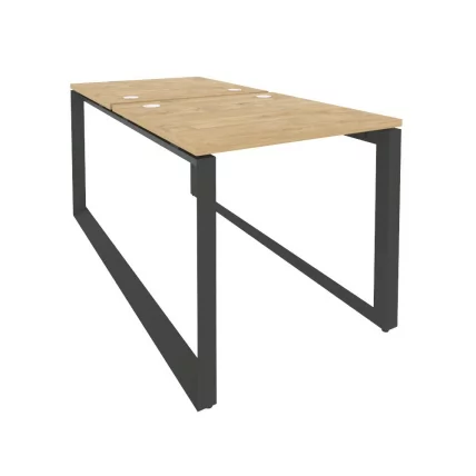 Рабочая станция на О-образном м/к ОНИКС О.МО-Д.РС-2.0.8 Тиквуд Светлый/Антрацит / ONIX O.MO-D.RS-2.0.8_0