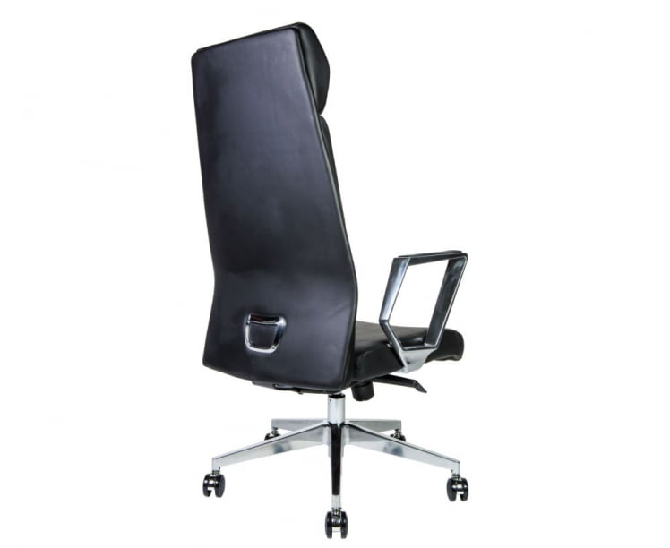 Кресло руководителя Лондон Люкс ЗР8637Х блаcк леатхер Черный / ZR8637H black leather_3