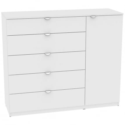 Комод Калисто(К41)1147х1352х468ручкаторцеваяТР-2(Белый) / Калисто(K41)1147х1352х468ручкаторцеваяTR-2(Белый)_0