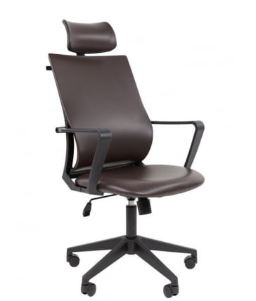 Кресло руководителя Чаирман 545 экокожа Коричневый / Chairman_0