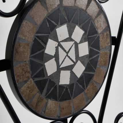 Стул Сеcрет де Маисон ВИCЕНЗА (мод. ПЛ08-7451РВ) металл, 36*35*91 см, черный /плитка калейдоскоп / Secret de Maison VICENZA (mod. PL08-7451RV)_4