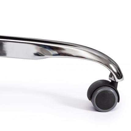 Кресло ОКСФОРД хром флок , серый, 29 / OXFORD_10