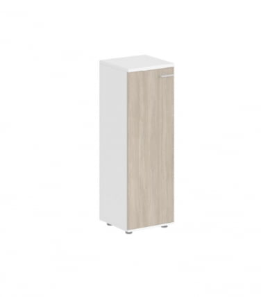 Шкаф средний левый Сигма СГ.804.ВХ.ОД.Л Белый Дуб темный / Sigma SG.804.WH.OD.L_0