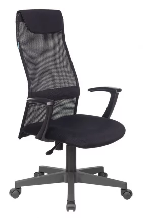 Кресло руководителя Бюрократ КБ-8/БЛАCК / KB-8/BLACK_0