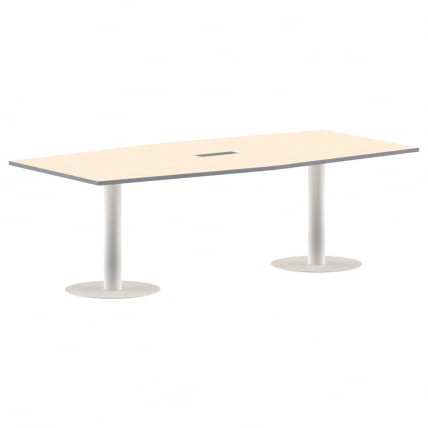 Конференц-стол на 6-8 человек ИМАГО ПРГ-4 Клен-белый / IMAGO_0