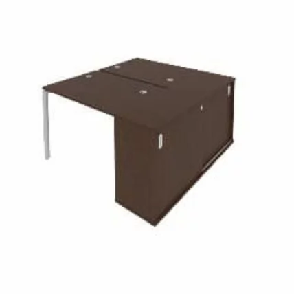 Рабочая станция с опорным шкафом-купе Метал СйстемБ.Б.РС-СШК-1.1 Венге/Серый / Metal SystemБ.Б.РС-СШК-1.1_0