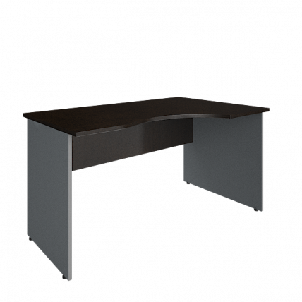 Стол криволинейный правый Рива А.СА-2 Пр Венге/Металлик / Riva_0