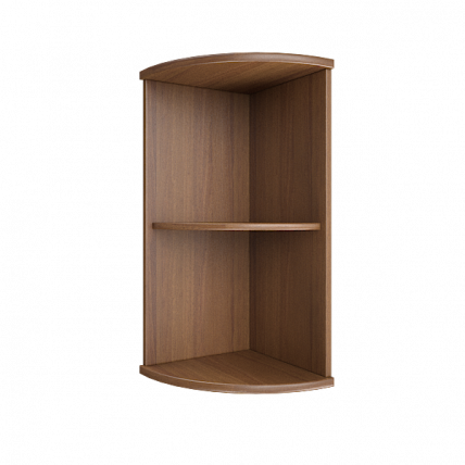 Стеллаж низкий угловой Рива А.УС-3 Орех Гварнери / Riva_0