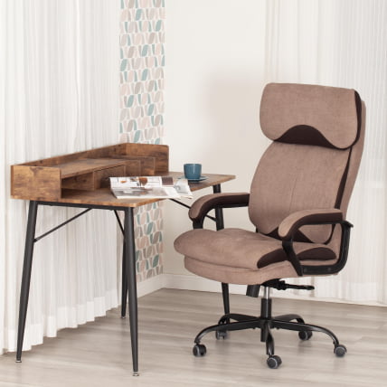 Кресло руководителя Дуке метал БЛ ткань, светло-коричневый, КУБ 03/ТВ-24 / Duke metal BL KUB 03/TW-24_12