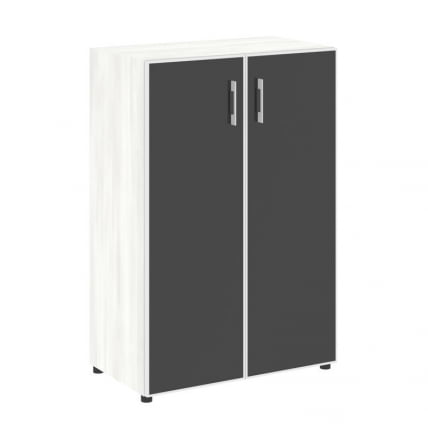 Шкаф Ялта ЛТ.СТ-2.4 Р блаcк Снежная Патина/Стекло Блаcк 800*450*1195 / LT.ST-2.4 R black Black_0