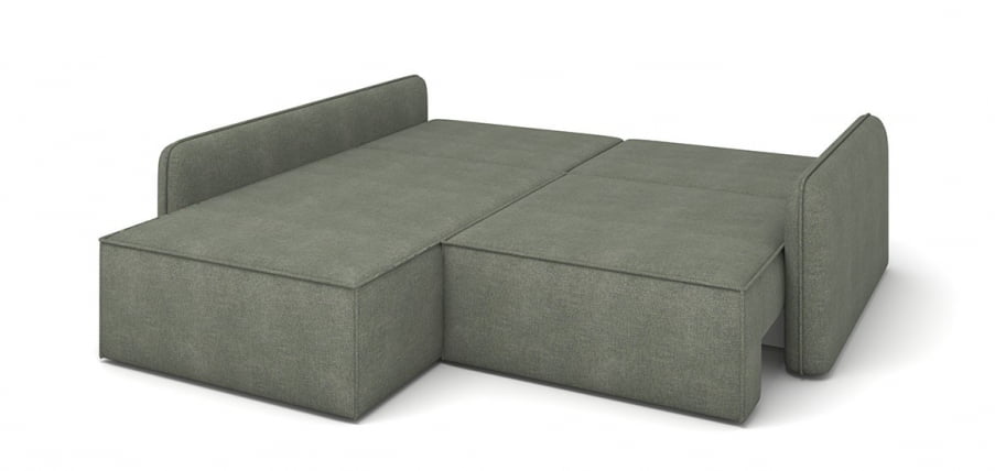 Диван угловой Лофт левый ткань ДЖаспер виридиан (1760*2320*810) Серо-зеленый, 2117898/50635/8 / Jasper viridian_4