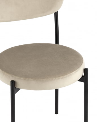 Стул Бриф НЕВ велюр Бежевый / NEW_1