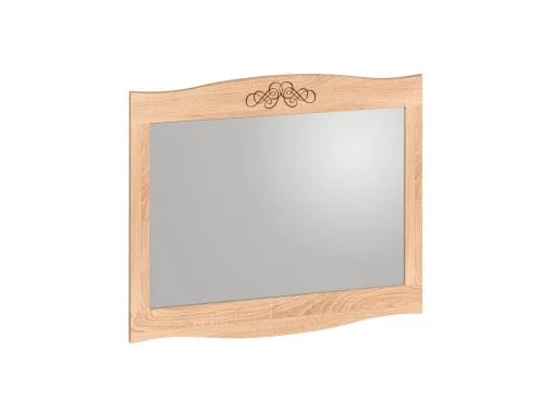 Зеркало навесное АДЕЛЕ 11 Дуб Сонома/Орех шоколадный (спальня) / ADELE_0