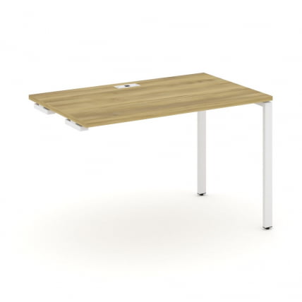 Стол приставка к опорным тумбам/шкафам CОНCЕПТ CН.ОСПР-002 Дуб Винченцо Белый / CONCEPT CN.OSPR-002_0