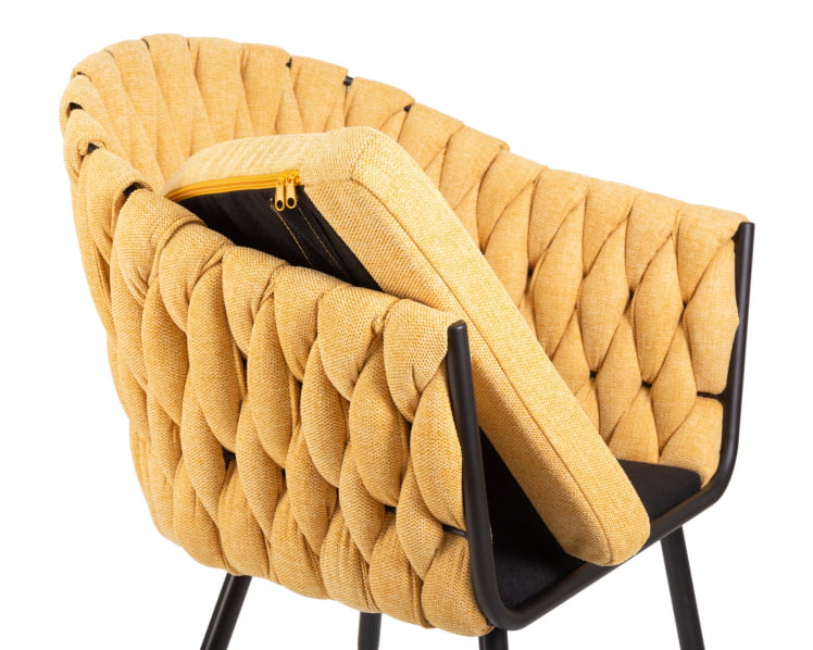 Стул обеденный ДОБРИН МАТИЛДЭ Желтая ткань ЛАР 275-8 / DOBRIN MATILDA LAR_6