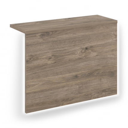 Накладка с подсветкой прямая высокая для О.Р-Ф.МП.В-138 ОНИКС О.Р-НП.В-138.1.С Тиквуд Темный / О.R-F.MP.V-138 ONIX О.R-NP.V-138.1.S_0