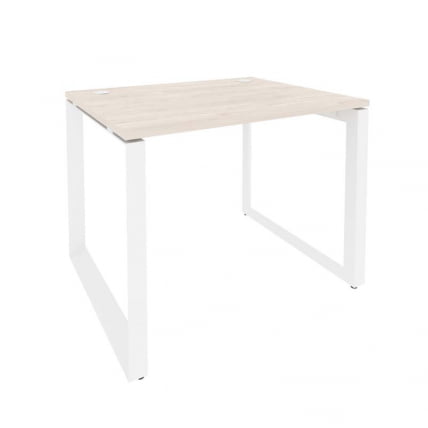 Стол рабочий на О-образном м/к ОНИКС О.МО-СП-1.8 Денвер Светлый/Белый / ONIX O.MO-SP-1.8_0
