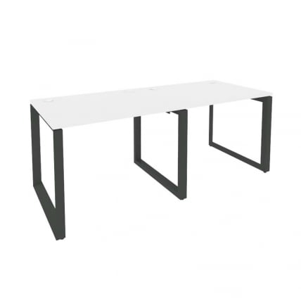 Рабочая станция на О-образном м/к ОНИКС О.МО-РС-2.1.8 Белый Бриллиант/Антрацит / ONIX O.MO-RS-2.1.8_0