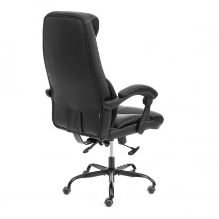 Кресло руководителя Камбридге металБЛ кож/зам/ткань, черный/черный, 36-6/11 / Cambridge metalBL_3