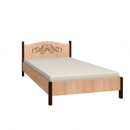 Кровать (1400) АДЕЛЕ 3 Дуб Сонома/Орех шоколадный(спальня) / ADELE_0