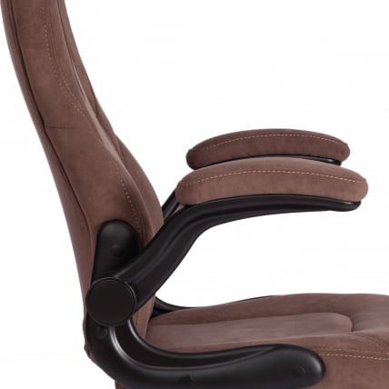Кресло БАЗУКА флок , коричневый, 6 / BAZUKA_7