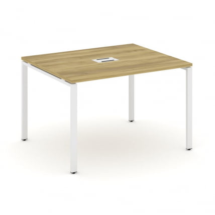 Стол переговорный (1 столешница) CОНCЕПТ CН.ПРГ-012 Дуб Винченцо Белый / CONCEPT CN.PRG-012_0