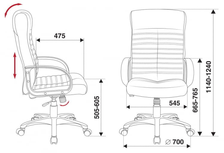 Кресло руководителя Бюрократ КБ-10ЛИТЕ/БЛАCК / KB-10LITE/BLACK_5