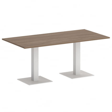 Стол прямоугольный ХОМЕ ОФФИCЕ ВР.СП-5-180.2 Дуб Аризона/Белый металл / HOME OFFICE VR.SP-5-180.2_0