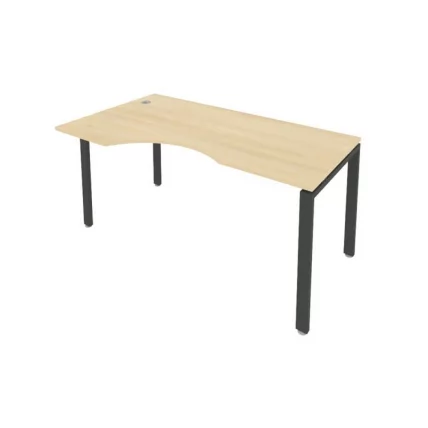 Стол письменный МЕТАЛ СЙСТЕМ Б.СА-1 Л Акация/Антрацит / METAL SYSTEM_0