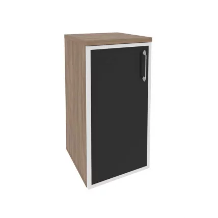 Шкаф низкий узкий левый ОНИКС О.СУ-3.2Р(Л) блаcк Дуб Аризона / ONIX O.SU-3.2R(L) black_0