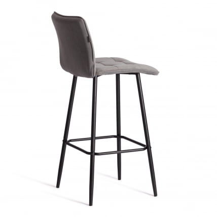Барный стул Бари/Бари велюр, серый, 29, 45х56х110 см / Bari/Бари_2