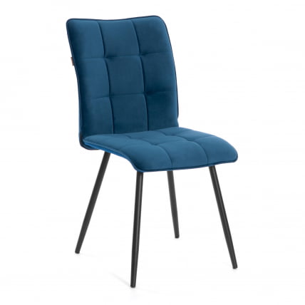 Стул обеденный Бари LT, велюр, Дэрк блуе (темно-синий), 41х55х89 см / Bari Dark blue_0