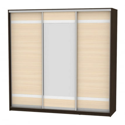 Шкаф-купе Б-230х235х60-1(Венге-ДМ-Д9Д10Д9) / B-230х235х60-1(Венге-ДМ-D9D10D9)_0