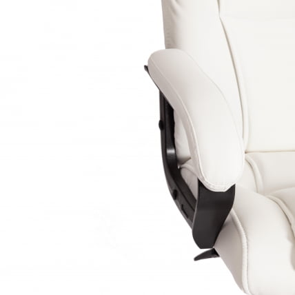 Кресло БЕРГАМО хром (22) кож/зам, белый, 36-01 / BERGAMO_8