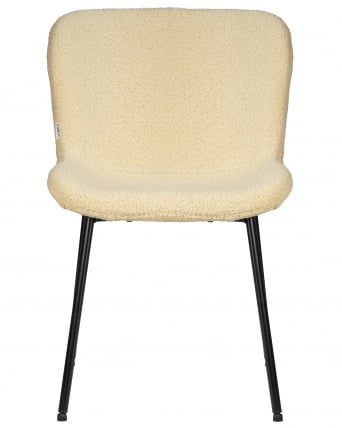 Стул обеденный ДОБРИН МИЛО (черные ножки, кремовый букле (УФ992-02)) / DOBRIN MILO (UF992-02))_5