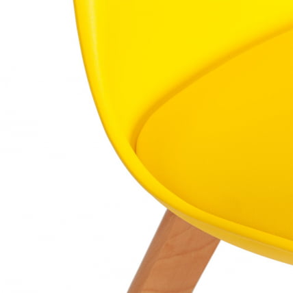 Стул ТУЛИП (мод. 73-1) дерево/пластик/экокожа, 47,5кс55кс80 см, Желтый (Йеллов) / TULIP (mod. 47,5x55x80 (Yellow)_6