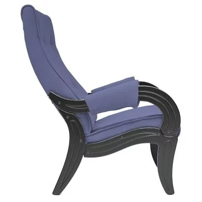 Кресло для отдыха Модель 701 венге / Верона Деним Блуе / Verona Denim Blue_2