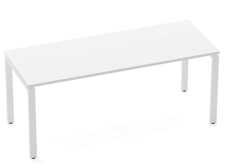 Стол прямой Дека П-обр. каркас 7.07.18 Белый / Deka_0