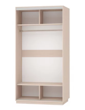 Шкаф-купе двухдверный Экспресс Хит Комби Белый снег_1