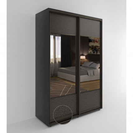 Шкаф-купе 2-х дверный Акцент-Дуэт КЛ 1000х600 Венге_0