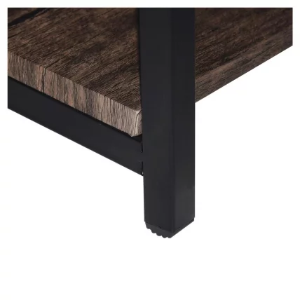 Стеллаж на металлокаркасе БРАБИКС ЛОФТ СХ-002 Мореный дуб / BRABIX LOFT SH-002_4