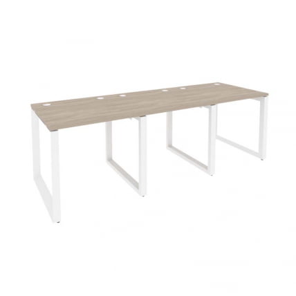 Рабочая станция на О-образном м/к ОНИКС О.МО-РС-3.0.8 Дуб Аттик/Белый / ONIX O.MO-RS-3.0.8_0