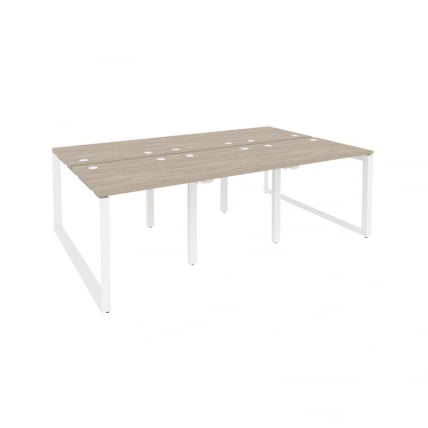 Рабочая станция на О-образном м/к ОНИКС О.МО-Д.РС-6.0.7 Дуб Аттик/Белый / ONIX O.MO-D.RS-6.0.7_0