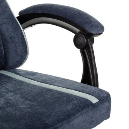 Кресло компьютерное БРАБИКС Шоотер ГМ-123, 2 подушки, ткань, синее/серое / BRABIX Shooter GM-123,_8