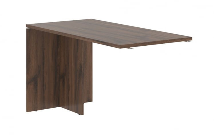 Брифинг-приставка ЕДИС ЕДБ 1367 Дуб Денвер темный Черный / EDIS EDB_0