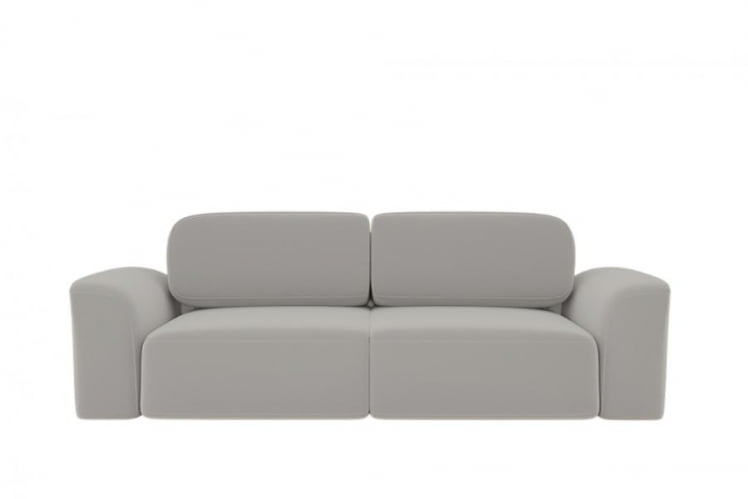 Диван прямой Сольхейм (Берхоусе) Цвет фасада: Левис 08 велюр; Тип: Прямой; Материал фасада: Металл/Велюр / (Berhouse)_0