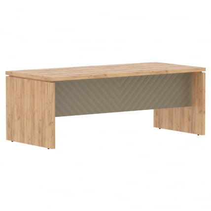 Стол руководителя Торр ЛУКС ТЛСТ 209 Дуб Бофорд Капучино / Torr LUX TLST_0