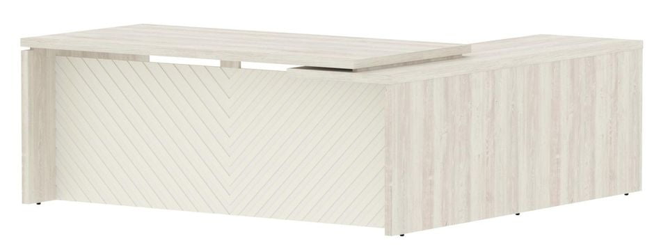 Стол руководителя левый Торр ЛУКС ТЛCТ 2020 Л Сосна Эдмонд Латте / Torr LUX TLCT L_0