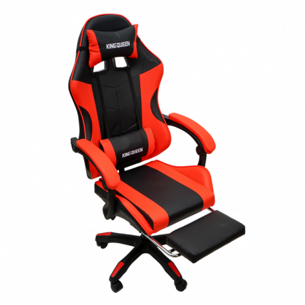 Кресло 1209-1 КИНГКУЕЕН, цвет черный/красный, 1209-1-блаcк-ред-масс / KINGQUEEN, 1209-1-black-red-mass_3